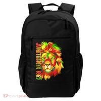 Cool Juneteenth 1865 Lion Head Face Backpack thumb 0
