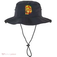 Cool Juneteenth 1865 Lion Head Face Bucket Hat thumb 0
