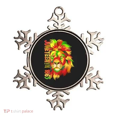 Cool Juneteenth 1865 Lion Head Face Ornament