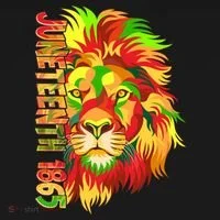Cool Juneteenth 1865 Lion Head Face Kids Long Sleeve Shirt thumb 2