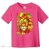 Cool Juneteenth 1865 Lion Head Face Toddler T-Shirt thumb 0