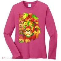Cool Juneteenth 1865 Lion Head Face Women's Long Sleeve Shirt thumb 0