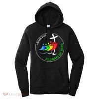 Catholic Jubilee 2025 Stained Glass Pilgrims Of Hope Women's Hoodie thumb 0