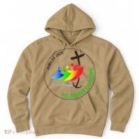 Catholic Jubilee 2025 Stained Glass Pilgrims Of Hope Hoodie thumb 0