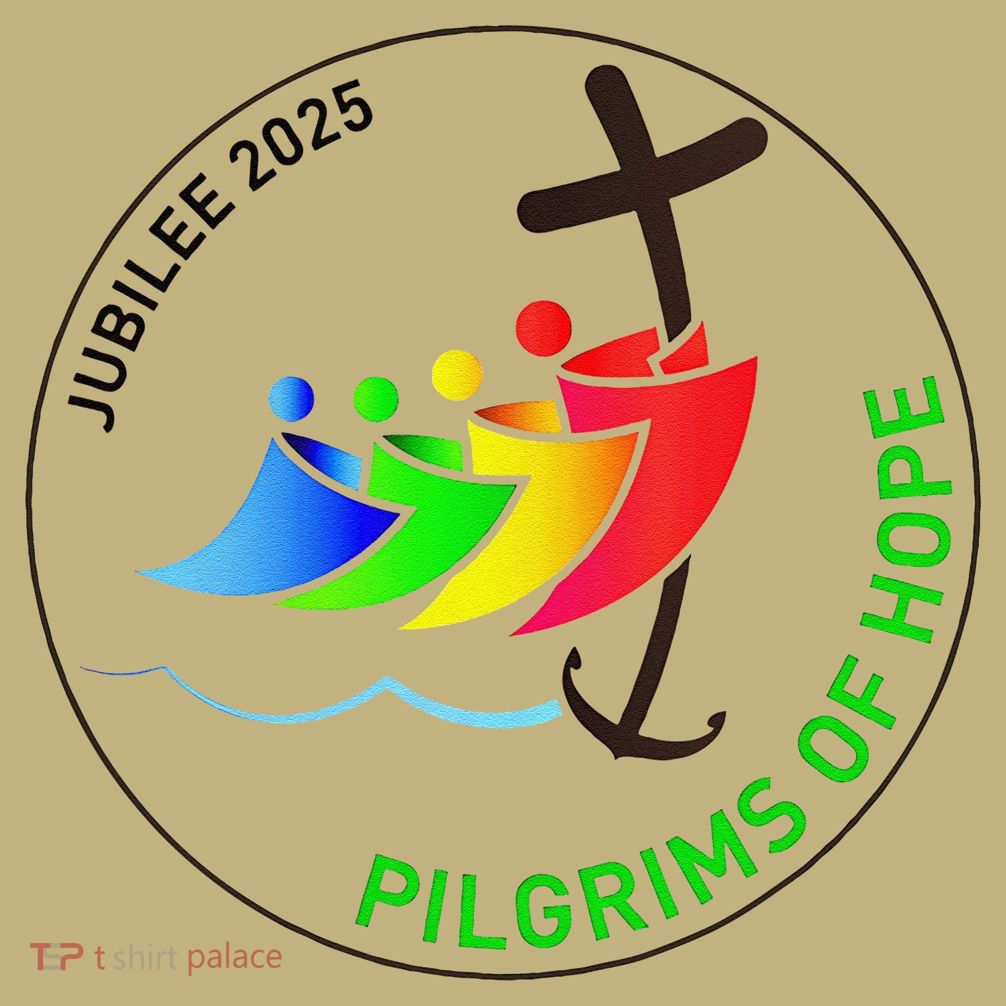 Catholic Jubilee 2025 Stained Glass Pilgrims Of Hope Mousepad
