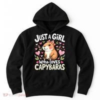 Capybara Just A Girl Who Loves Capybara Lover Hoodie thumb 0