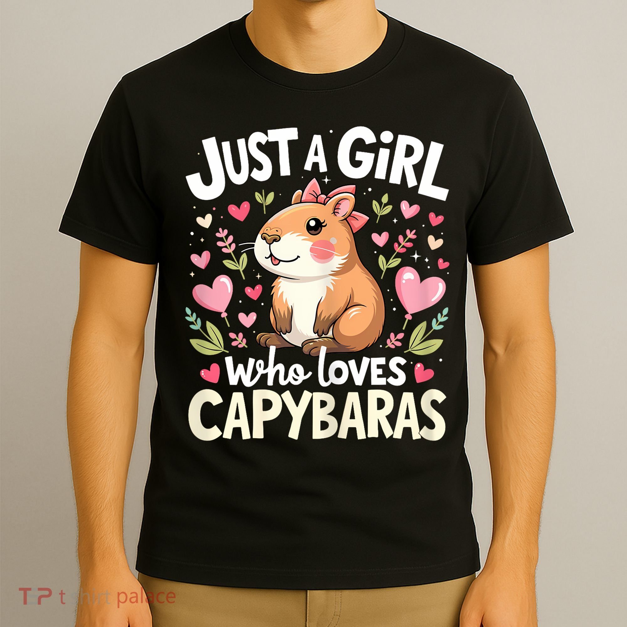 Capybara Just A Girl Who Loves Capybara Lover T-Shirt