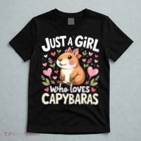 Capybara Just A Girl Who Loves Capybara Lover T-Shirt thumb 5