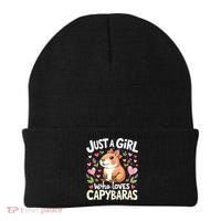 Capybara Just A Girl Who Loves Capybara Lover Beanie thumb 0