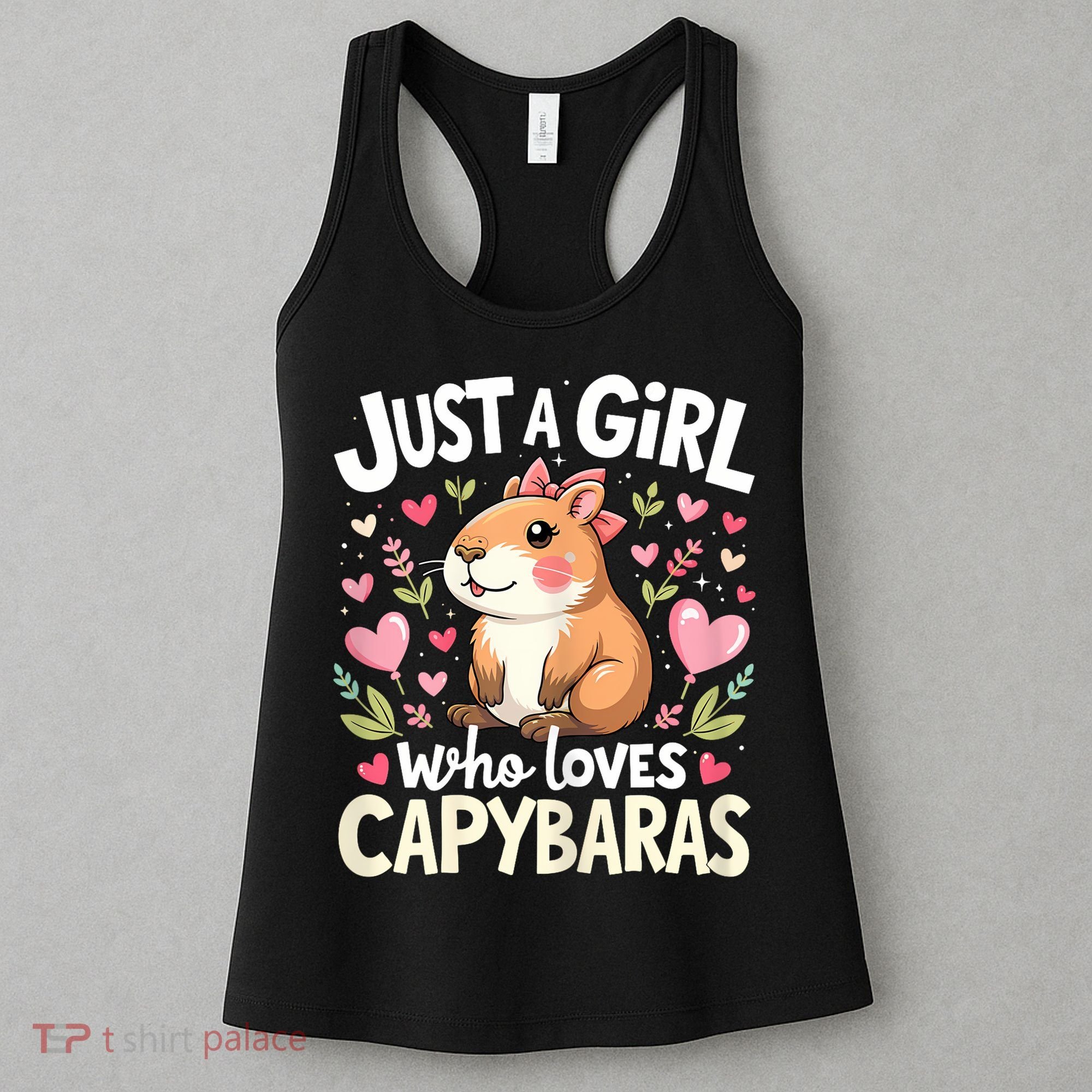 Capybara Just A Girl Who Loves Capybara Lover Women's Tank Top