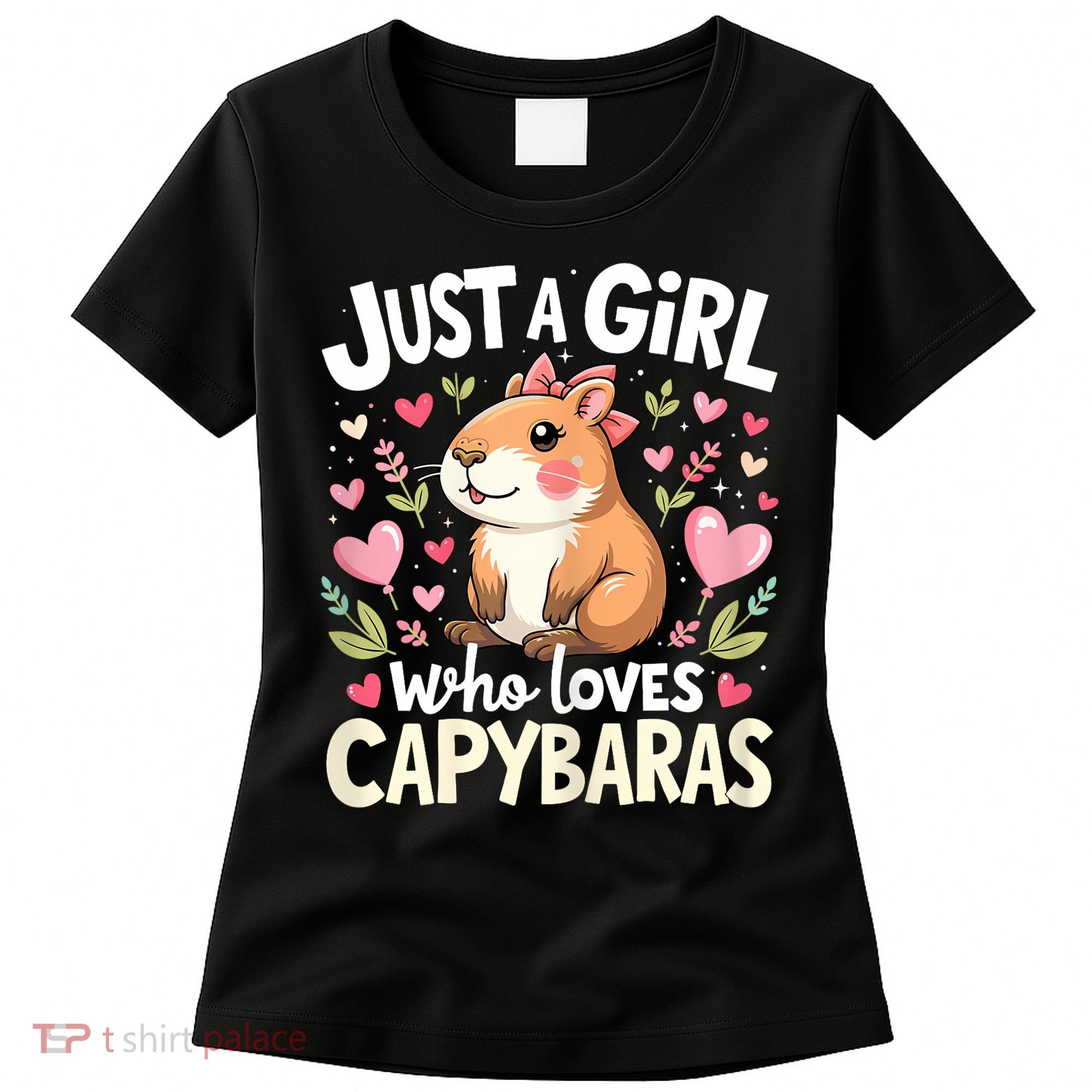 Capybara Just A Girl Who Loves Capybara Lover Women's T-Shirt