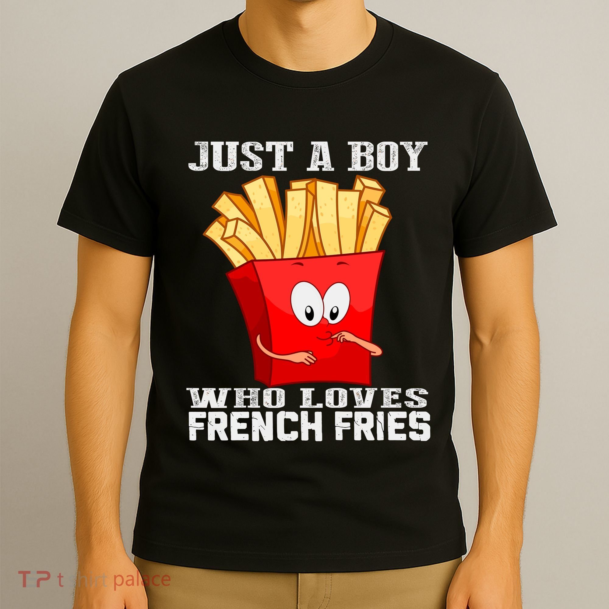 Cute Just A Boy Who Loves French Fries T-Shirt