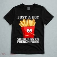 Cute Just A Boy Who Loves French Fries T-Shirt thumb 5