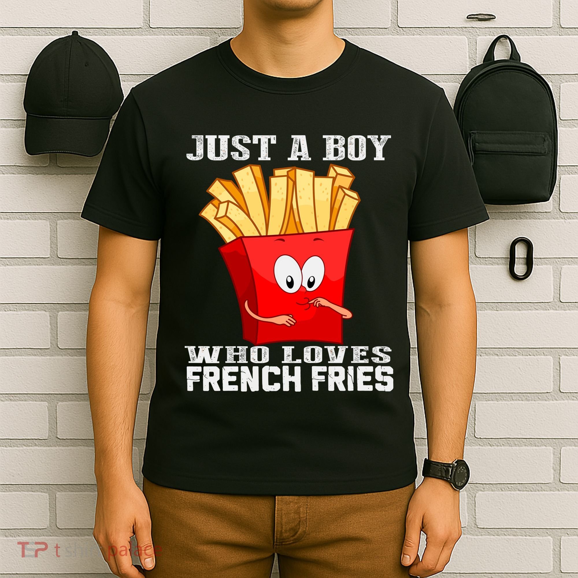 Cute Just A Boy Who Loves French Fries T-Shirt