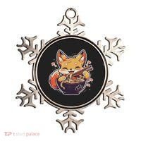 Cute Japanese Anime Kawaii Fox Eating Ramen Ns Ornament thumb 0