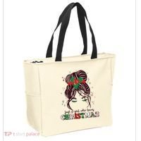 Cute Just A Girl Who Loves Christmas Tote Bag thumb 2