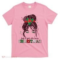 Cute Just A Girl Who Loves Christmas T-Shirt thumb 0