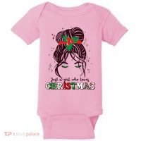 Cute Just A Girl Who Loves Christmas Baby Bodysuit thumb 0