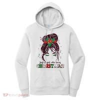 Cute Just A Girl Who Loves Christmas Women's Hoodie thumb 0