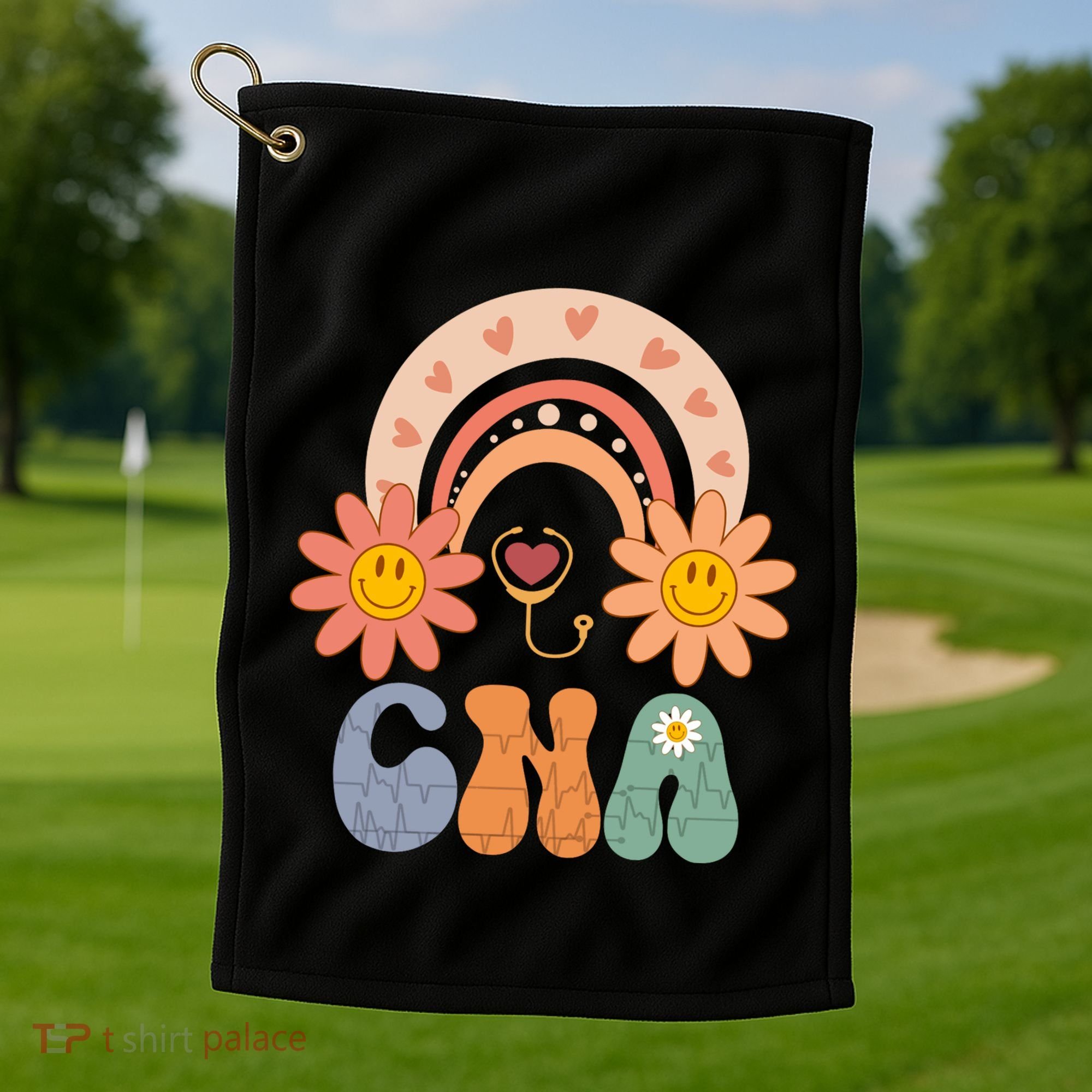 Cna Job Appreciation Week Certified Nursing Assistant Nurse Golf Towel