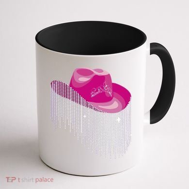 Cowboy Jewel And Glitter Coffee Mug back