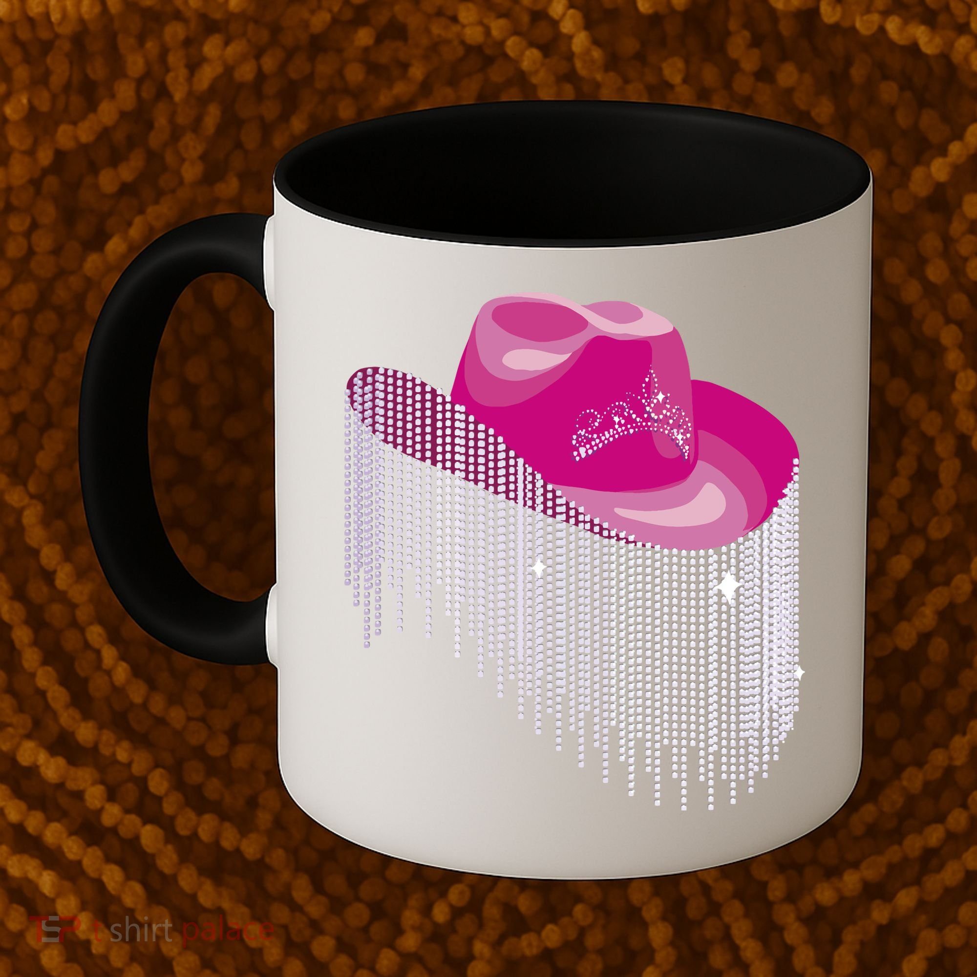 Cowboy Jewel And Glitter Coffee Mug