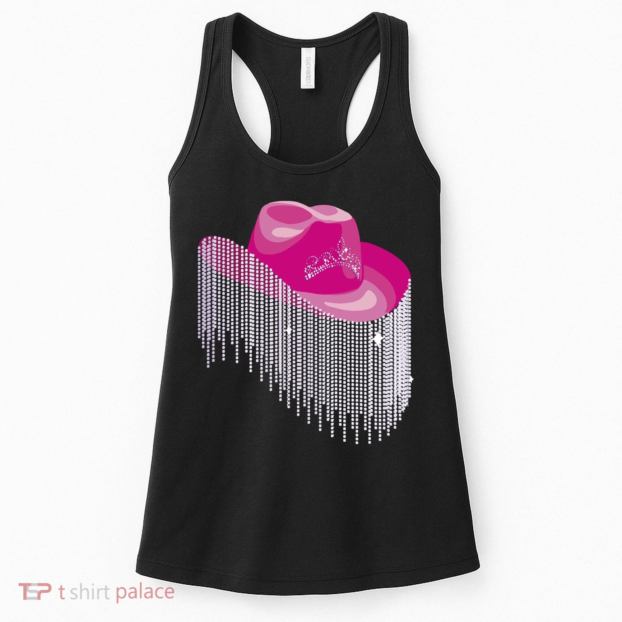 Cowboy Jewel And Glitter Women's Tank Top