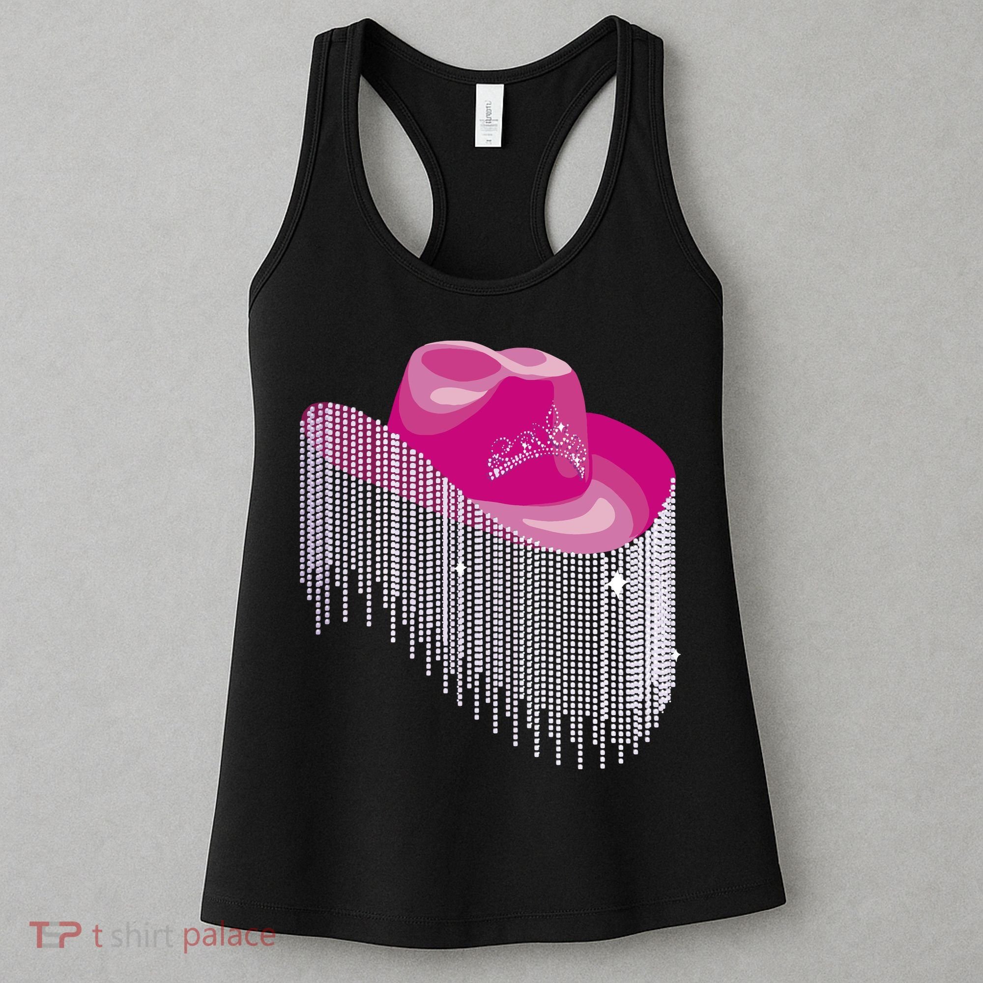 Cowboy Jewel And Glitter Women's Tank Top