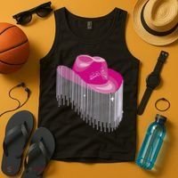 Cowboy Jewel And Glitter Tank Top thumb 4