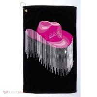 Cowboy Jewel And Glitter Golf Towel thumb 0