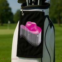 Cowboy Jewel And Glitter Golf Towel thumb 2