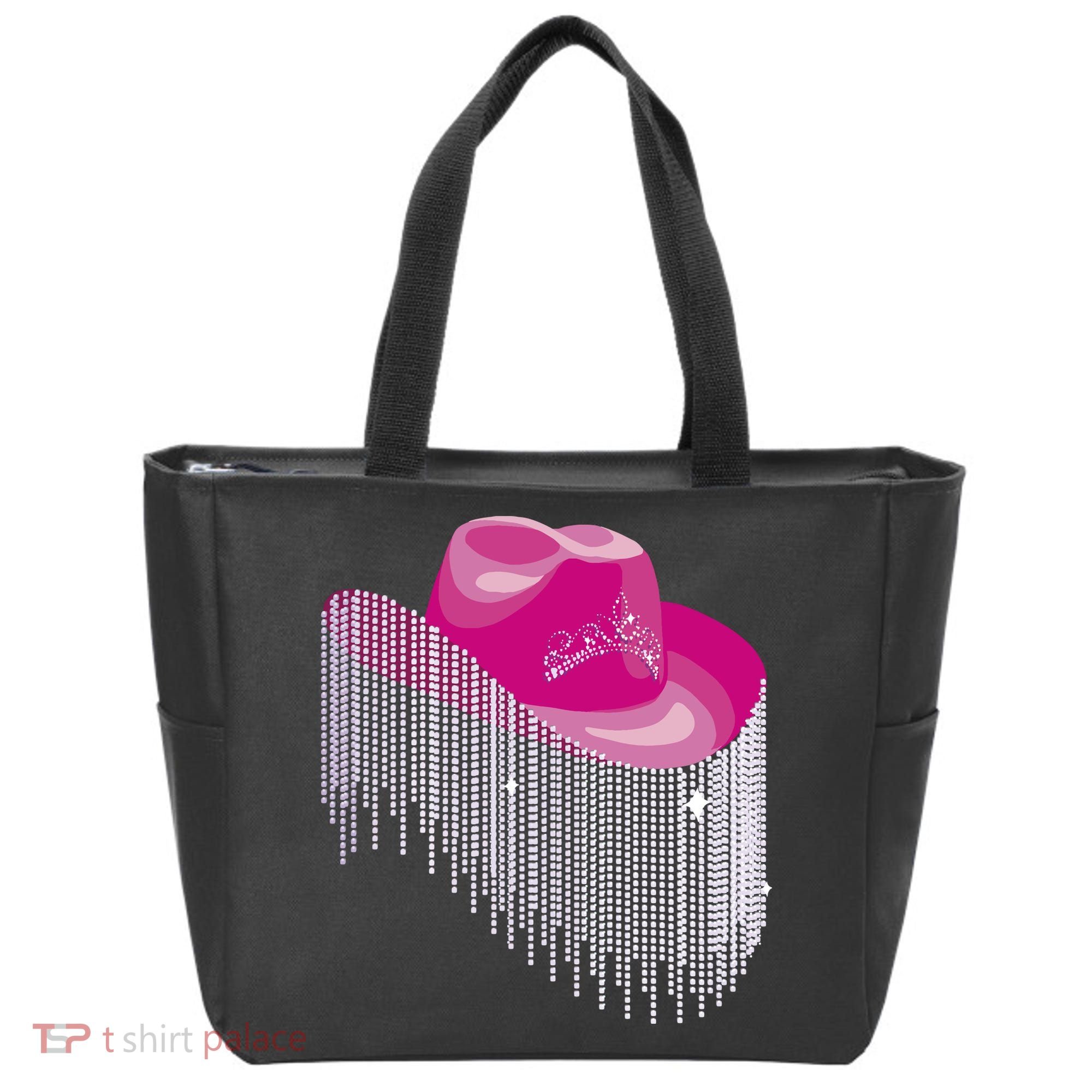 Cowboy Jewel And Glitter Tote Bag