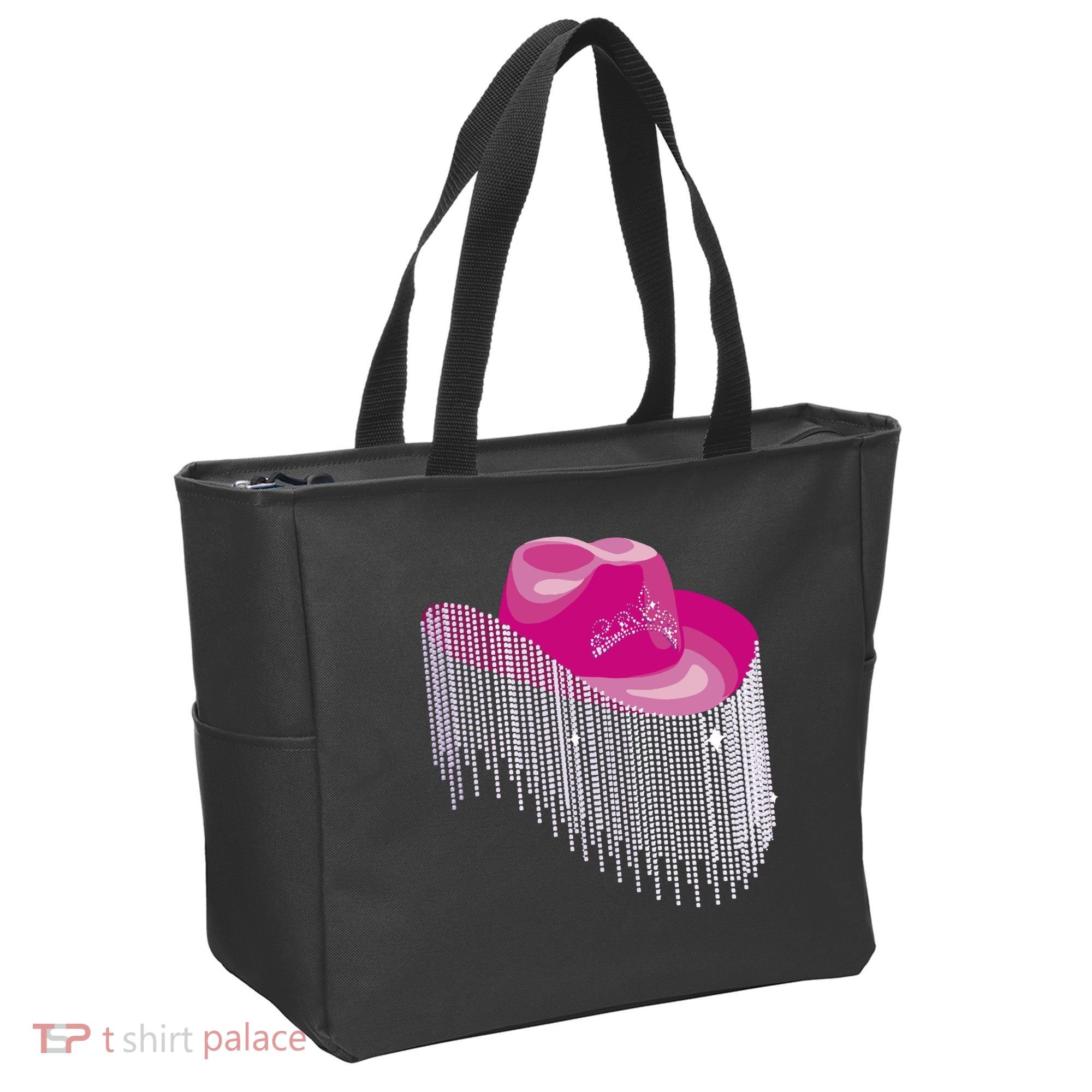 Cowboy Jewel And Glitter Tote Bag