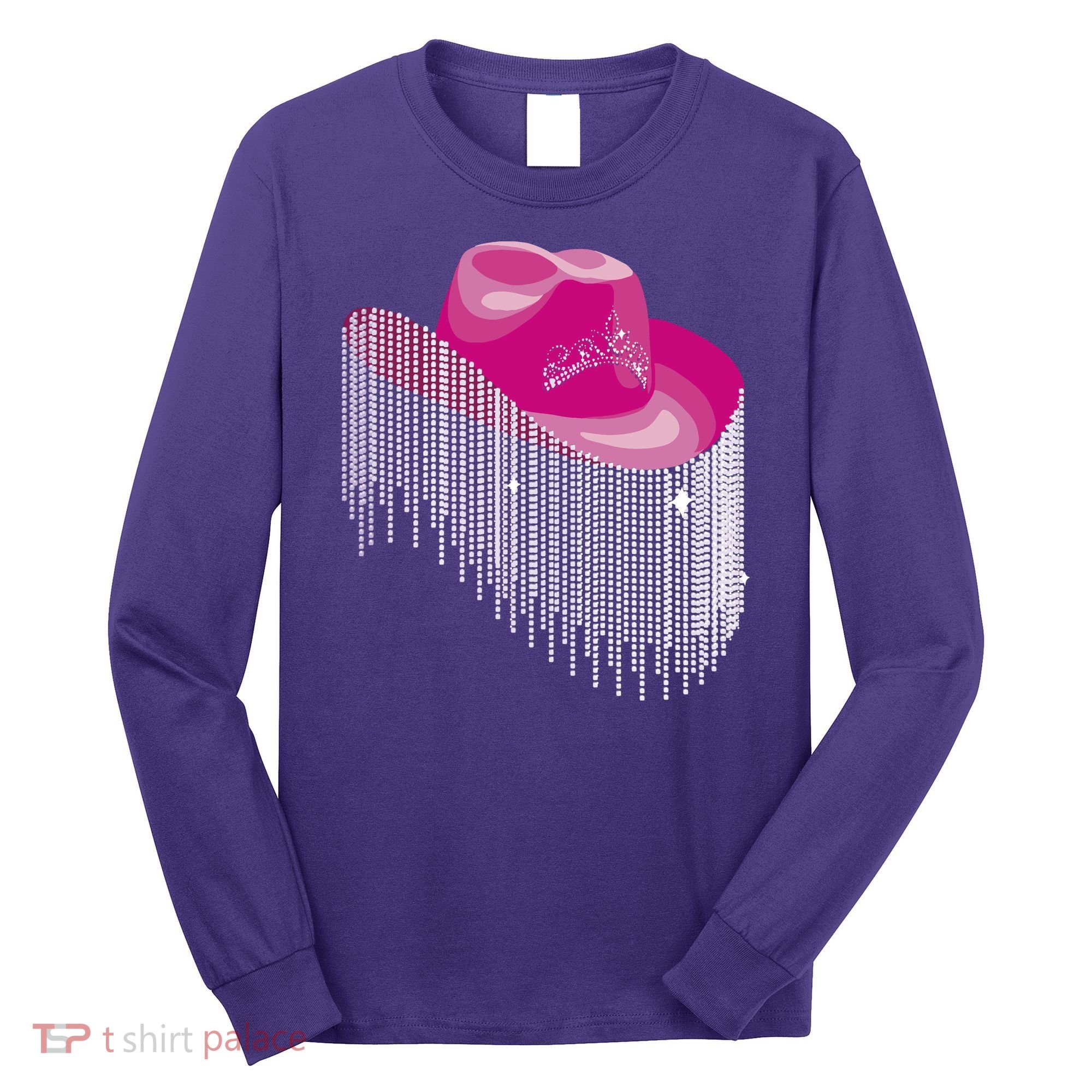Cowboy Jewel And Glitter Long Sleeve Shirt
