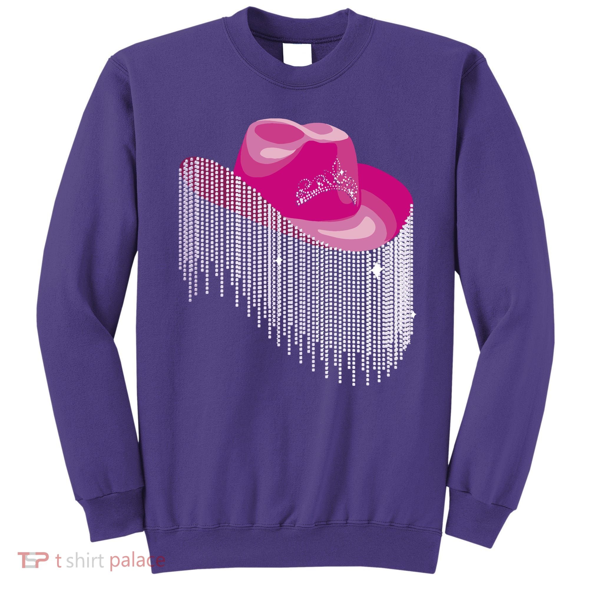 Cowboy Jewel And Glitter Sweatshirt