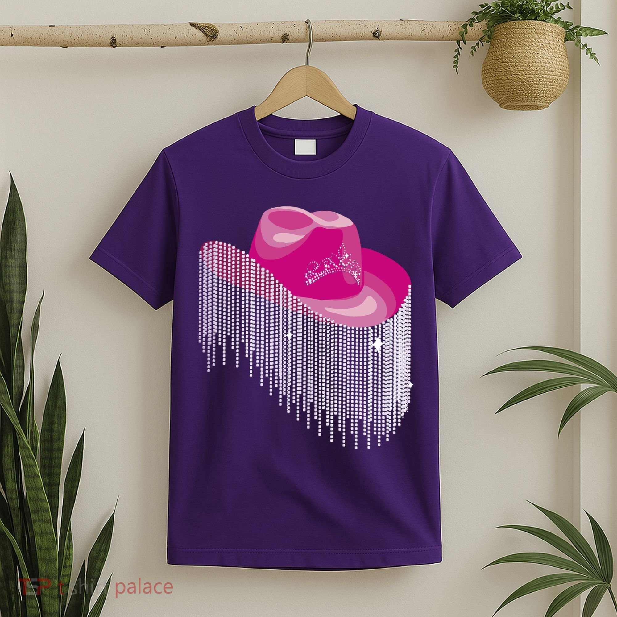 Cowboy Jewel And Glitter T-Shirt