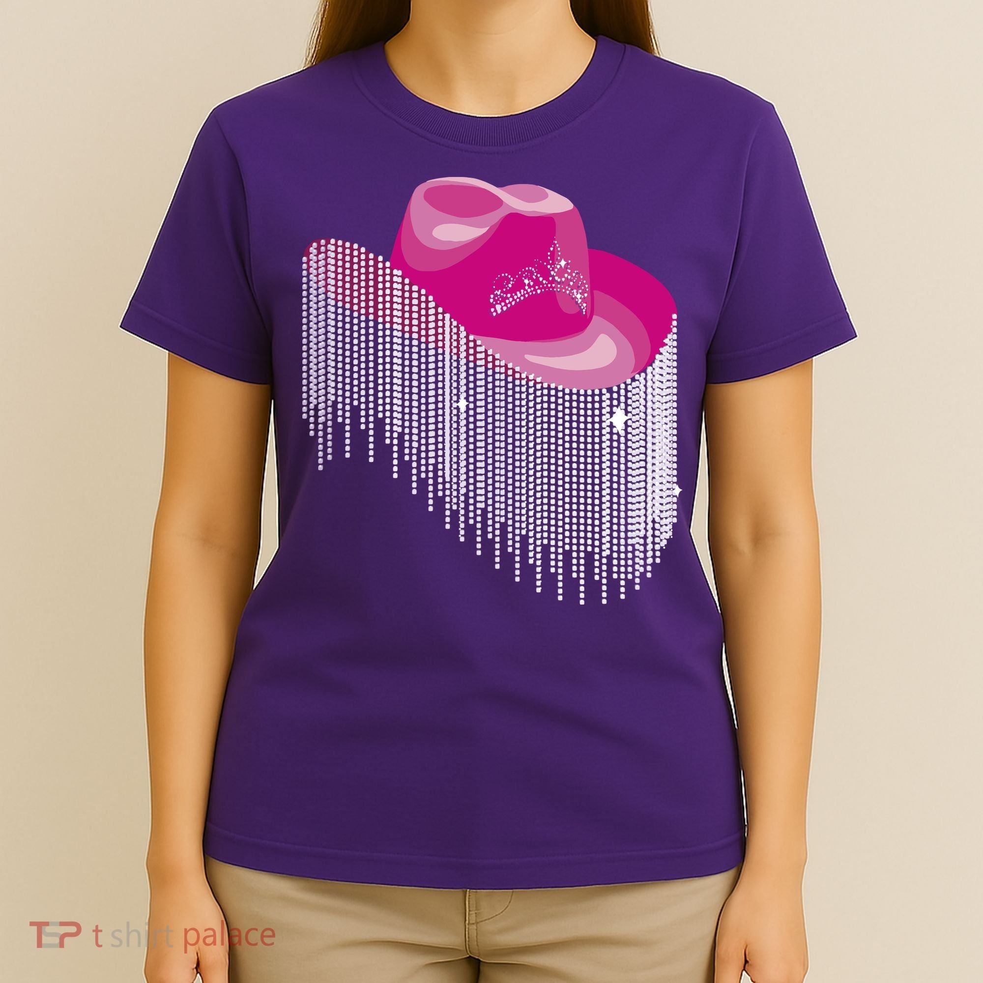 Cowboy Jewel And Glitter T-Shirt