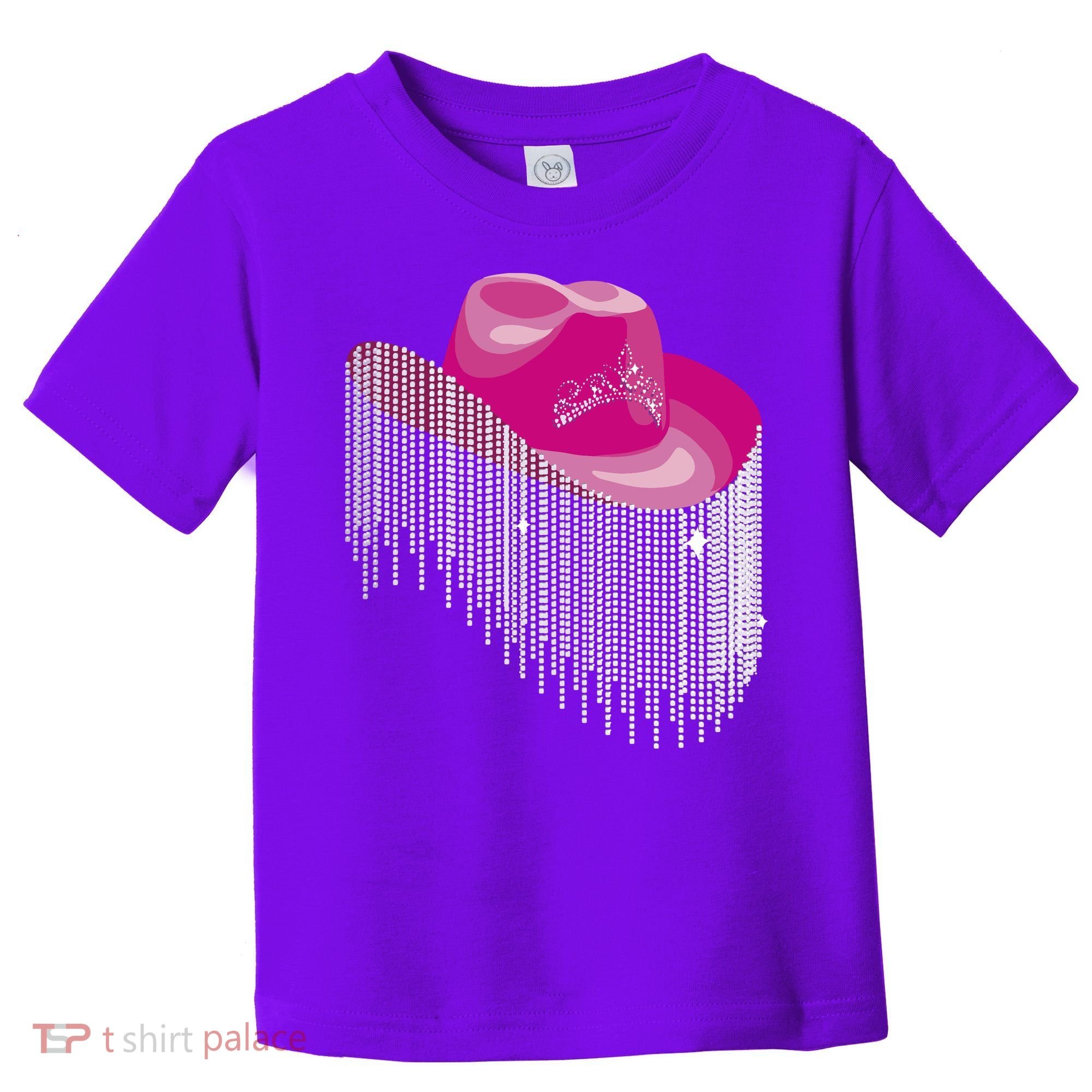 Cowboy Jewel And Glitter Toddler T-Shirt