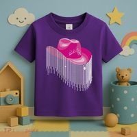 Cowboy Jewel And Glitter Toddler T-Shirt thumb 3