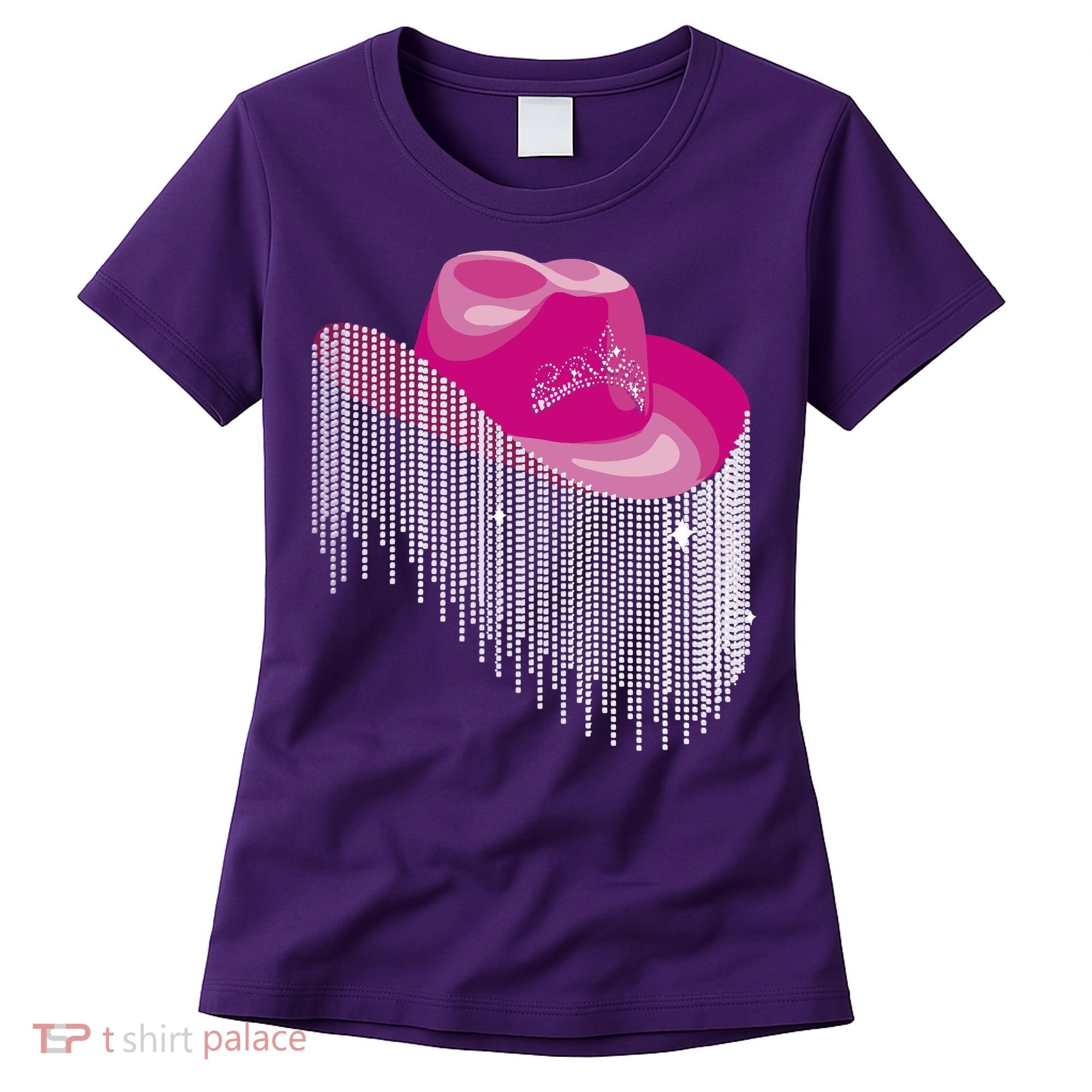 Cowboy Jewel And Glitter Women's T-Shirt