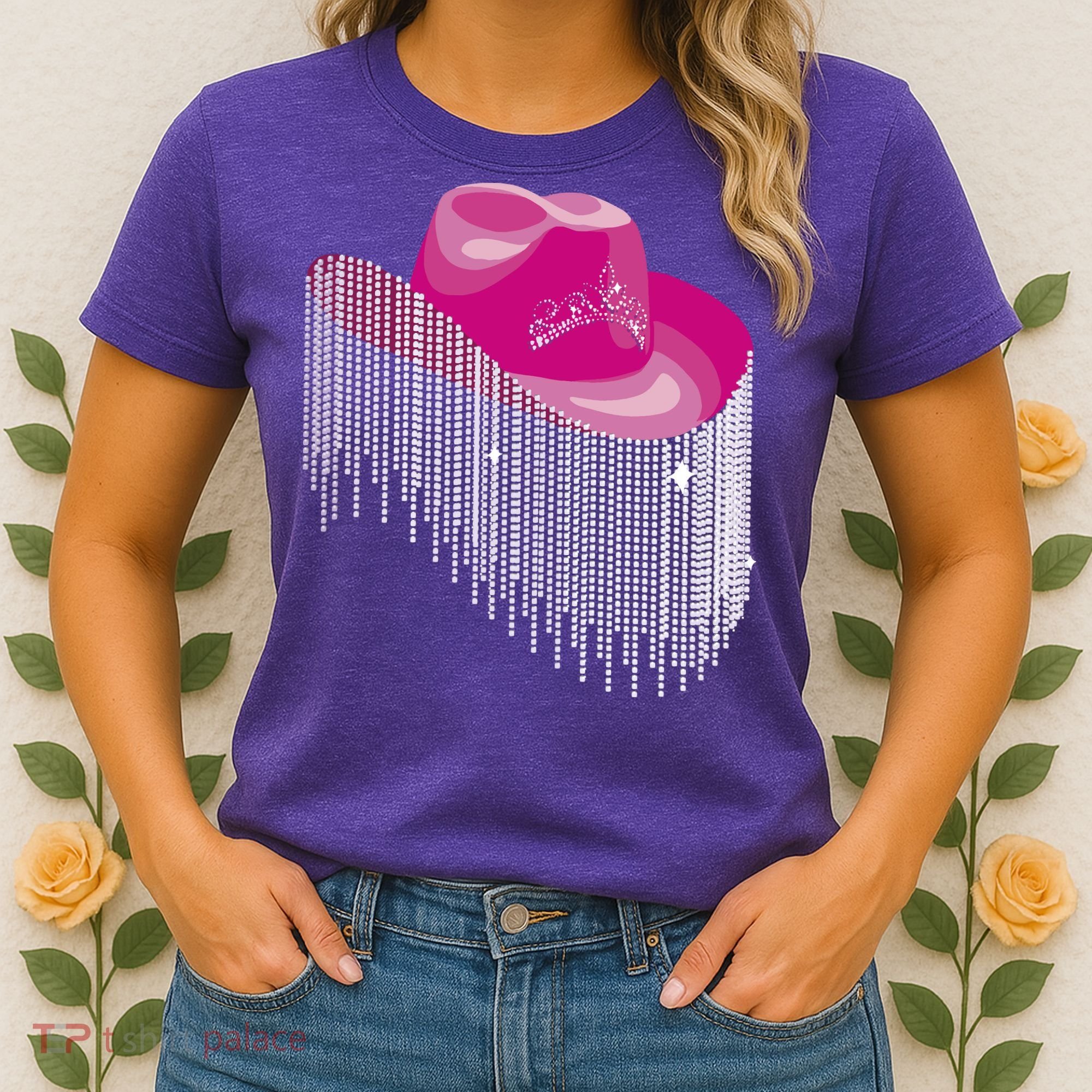 Cowboy Jewel And Glitter Women's T-Shirt