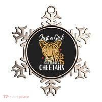Cheetah Just A Girl Who Loves Cheetahs Cool Gift Ornament thumb 0