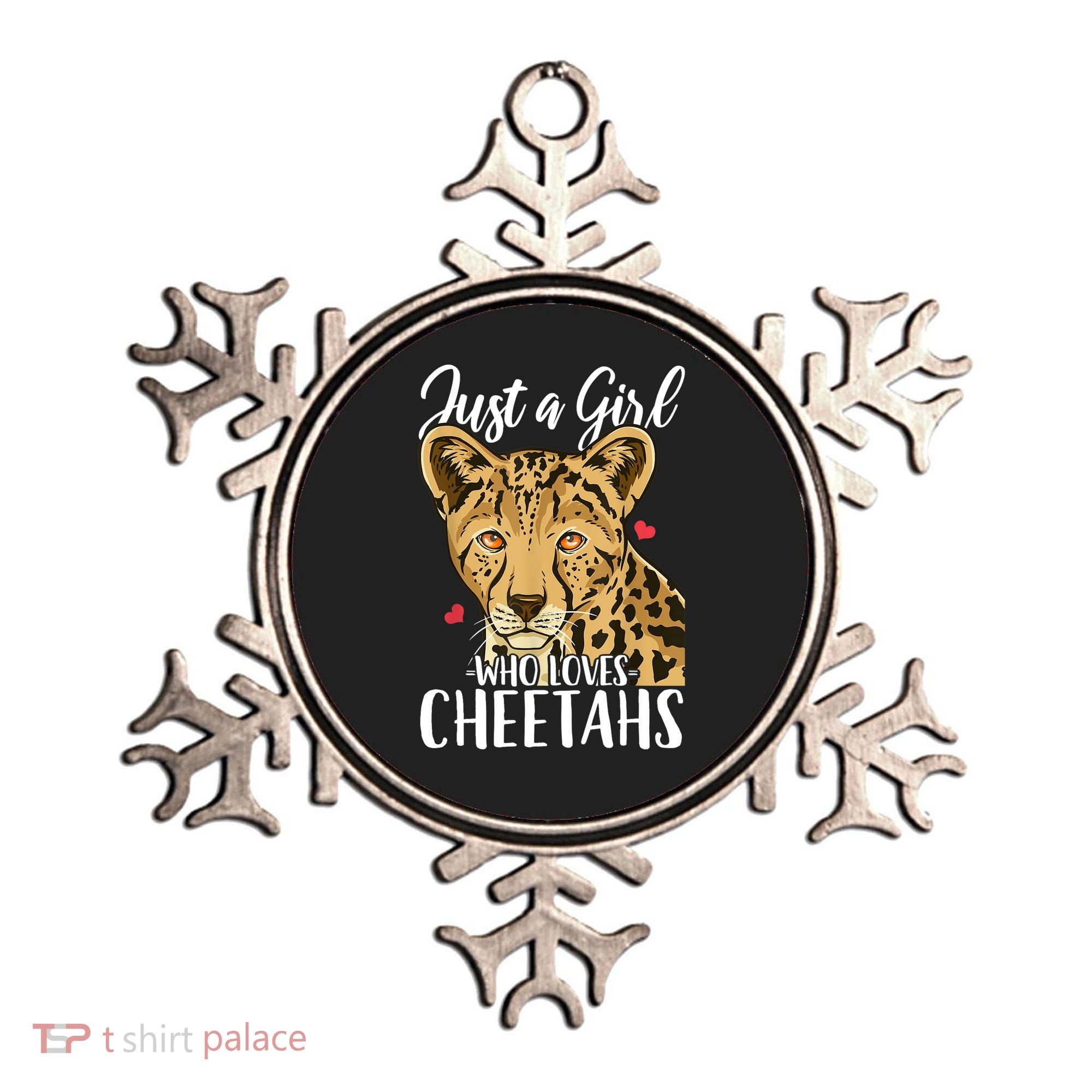 Cheetah Just A Girl Who Loves Cheetahs Cool Gift Ornament