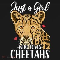 Cheetah Just A Girl Who Loves Cheetahs Cool Gift Ornament thumb 1