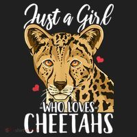 Cheetah Just A Girl Who Loves Cheetahs Cool Gift Golf Towel thumb 3