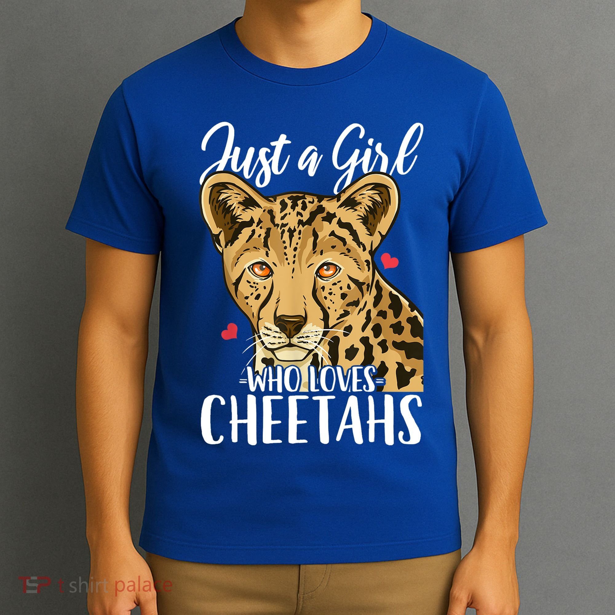 Cheetah Just A Girl Who Loves Cheetahs Cool Gift T-Shirt