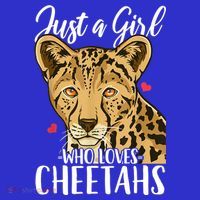 Cheetah Just A Girl Who Loves Cheetahs Cool Gift Polo thumb 2