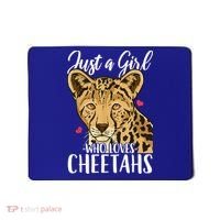 Cheetah Just A Girl Who Loves Cheetahs Cool Gift Mousepad thumb 0