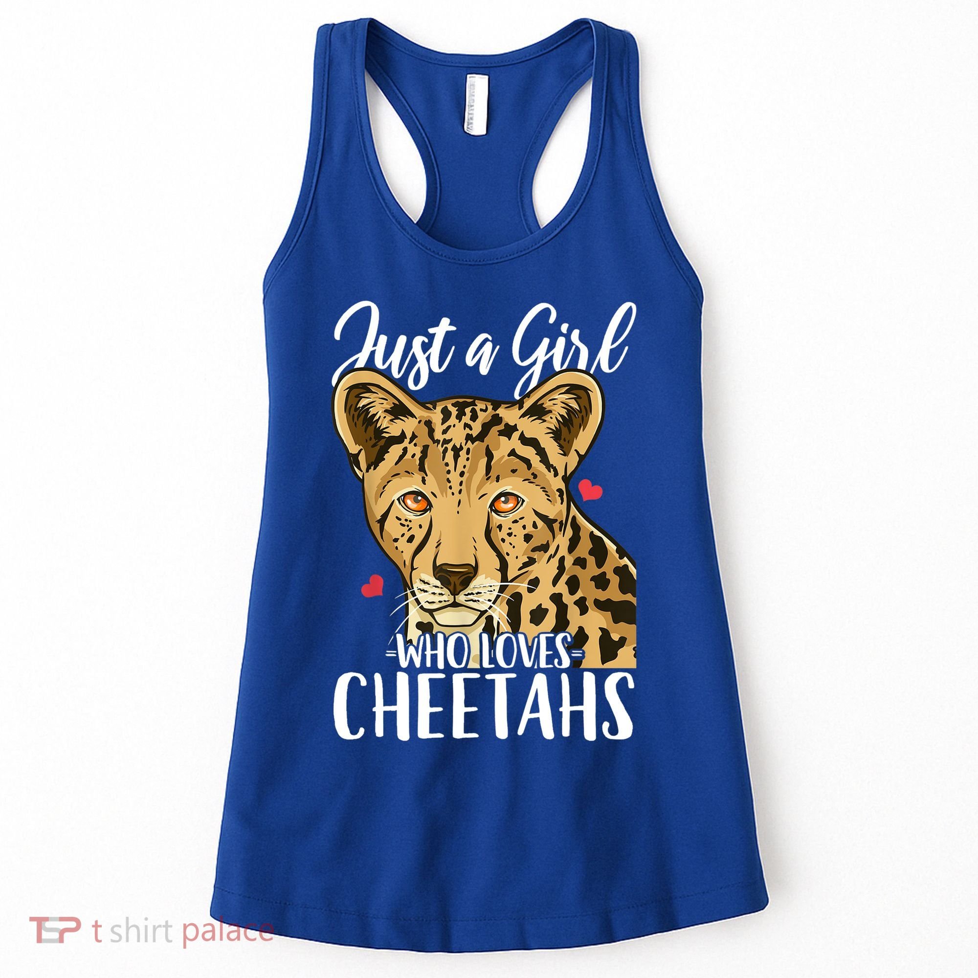 Cheetah Just A Girl Who Loves Cheetahs Cool Gift Women's Tank Top