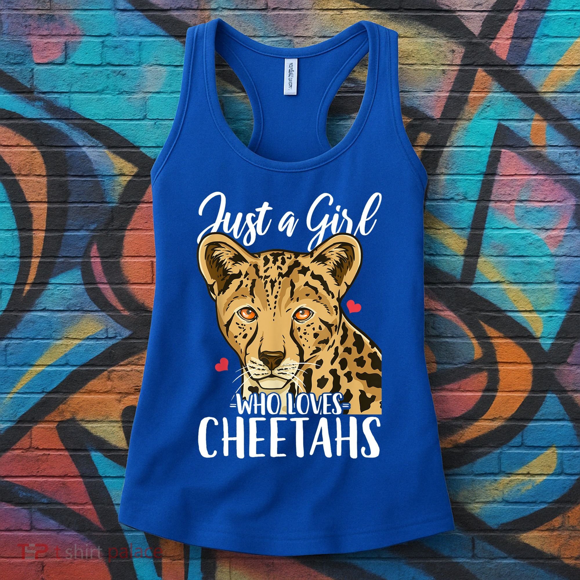 Cheetah Just A Girl Who Loves Cheetahs Cool Gift Women's Tank Top